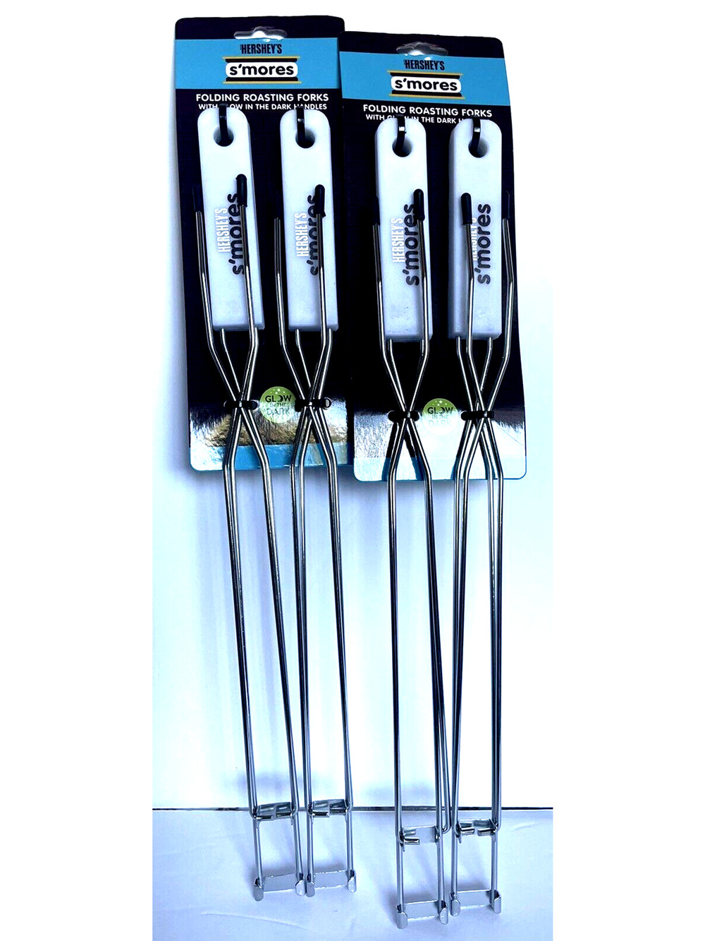 Lot of two pack 4 Hershey’s S’mores Extendable Cooking Forks New
